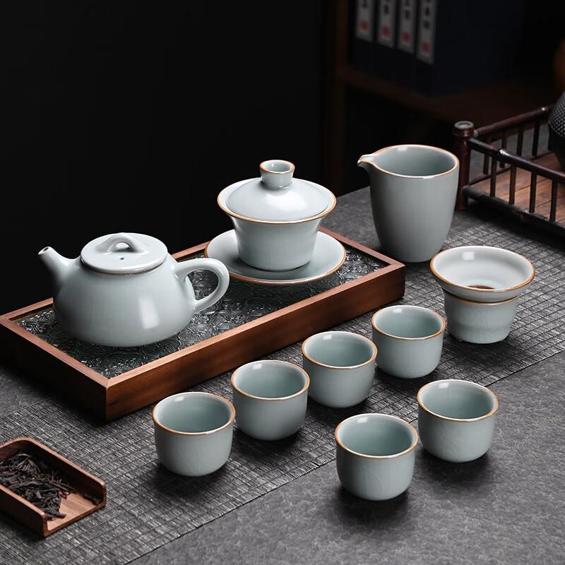 Ru Kiln Ceramic Gongfu Tea Set