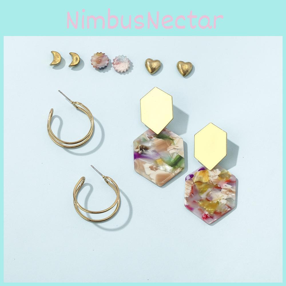 Sophisticated Acrylic Acetate Ushaped Earrings For Women Special Occasions