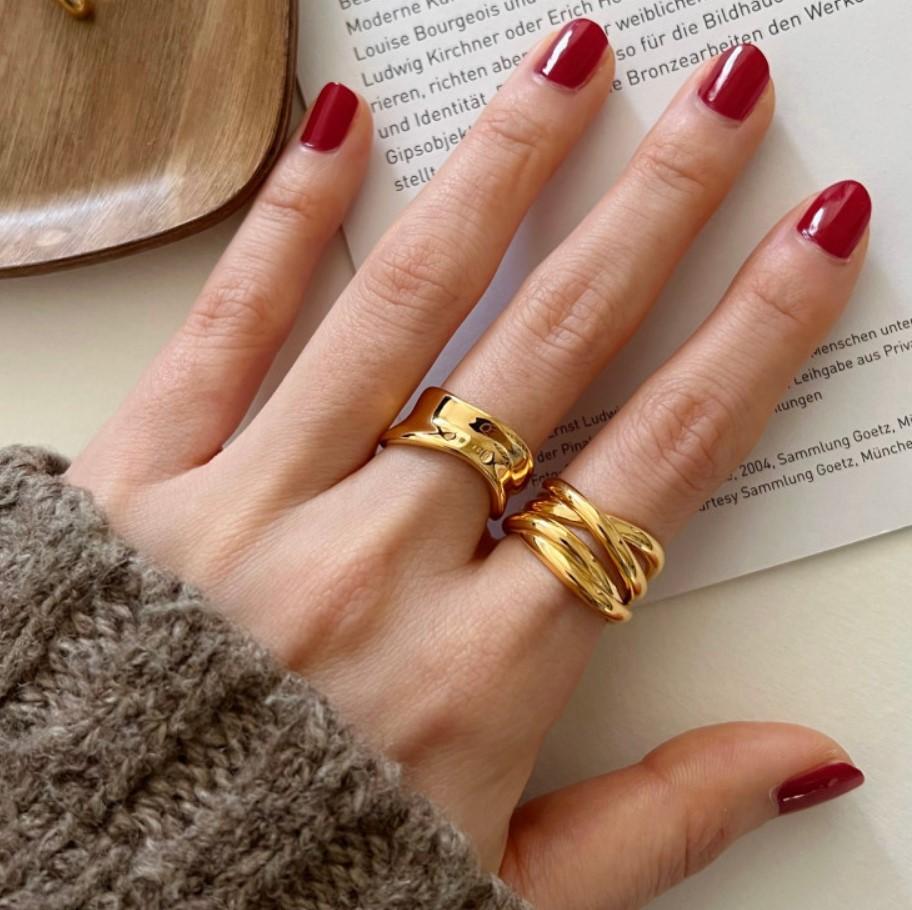 925 Silver Rings for Women Men Couple Minimalist Handmade Simple Interware Ring Party Jewelry Gift Prevent Allergy