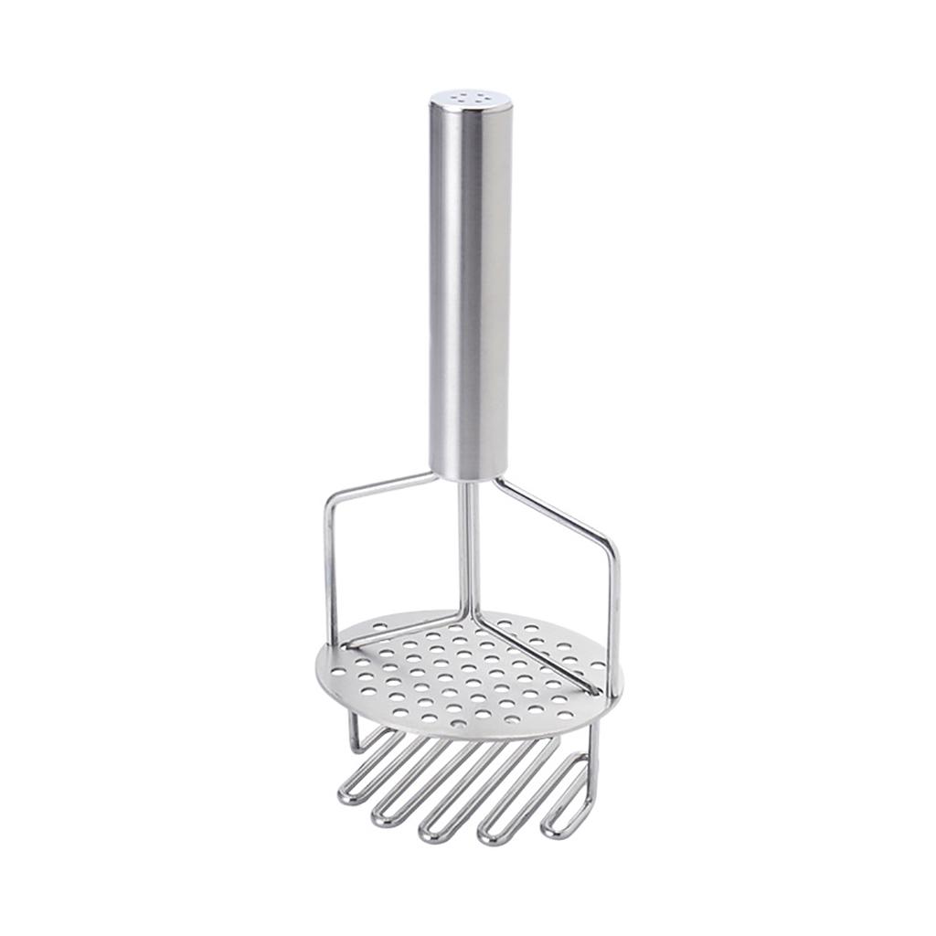 Stainless Steel Potato Press Kitchen Mashed Potatoes Compactor Double Layered Mashed Potato Masher Kitchen Mud Potato Presser