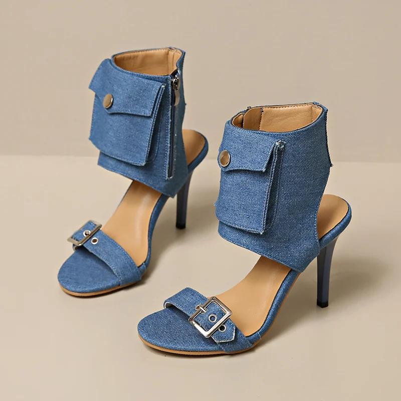 Fashion High Heels Women Sandals Stilettos Sexy Shoes Summer Dress Elegant Woman Pumps 2025 Trend Brand Fashion Party Zapatos De Mujer