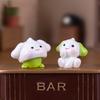Cute Puppy Figurine Resin Diy Crafts Micro Landscape Desktop Small Ornaments Statue Decoration Mini Animal Statue
