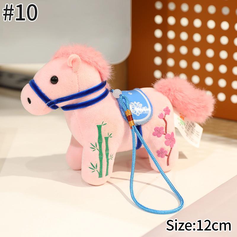 Horse Statues Figure Desk Ornament Christmas New Year Home Office Decoration Spring Festival Decoration Party Gift Horse Favors