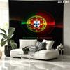 Portugal National Football Team Wall Tapestry Aesthetic Wall Hanging Printed Fabric Blanket Decorative Tapestries for Bedroom Living Room Home Decor