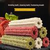 Weiji Bite-Resistant Dog Chews: Dental Cleaning Bone for Medium to Large Breeds - Teddy Shape