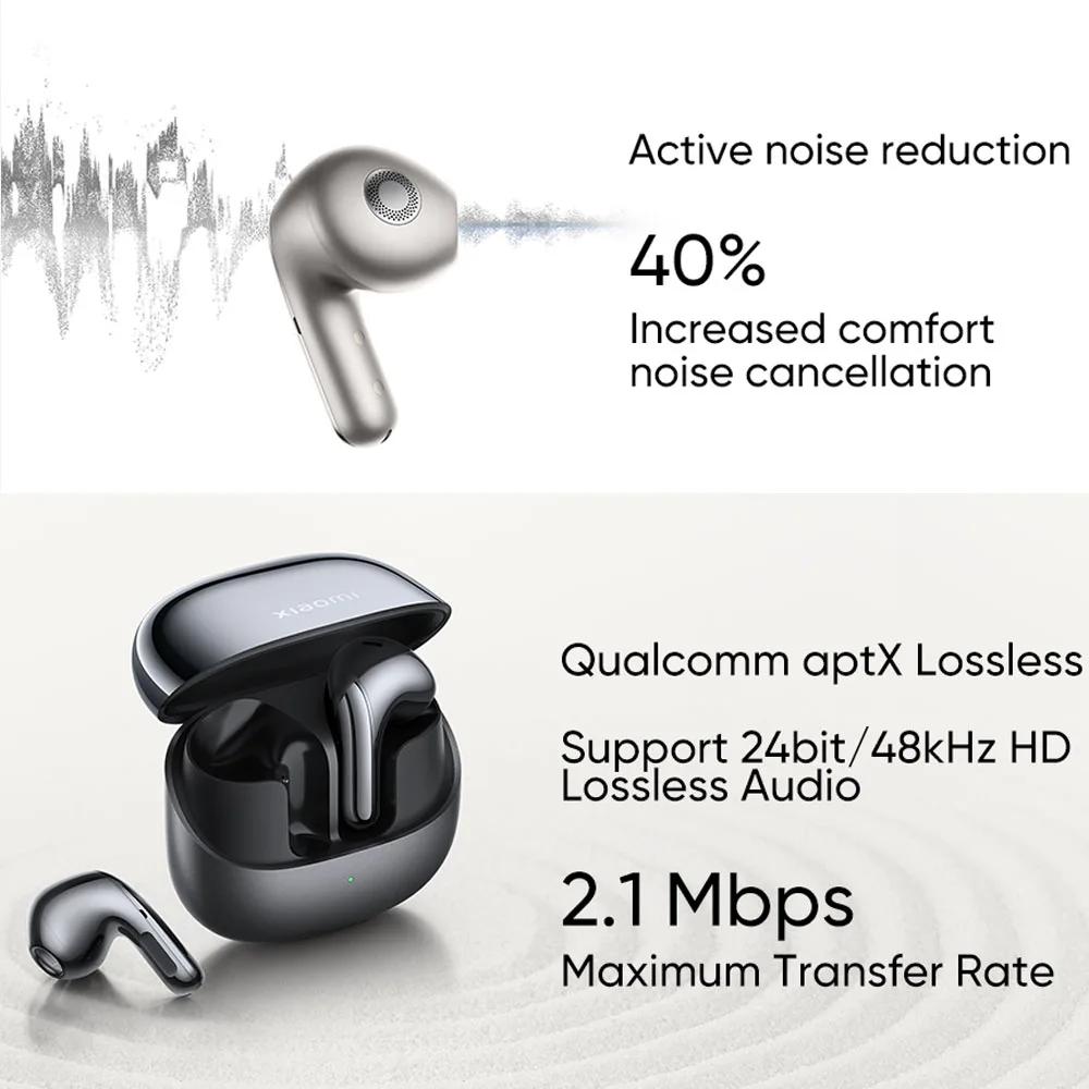 Original Xiaomi Buds 5 TWS Earphone Bluetooth 5.4 AI ANC HiFi Earbuds Recording Voice to Text Conversion IP54 Headset Headphone