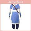 Katara Cosplay Avatar Blue Costume Girl Halloween Outfits New