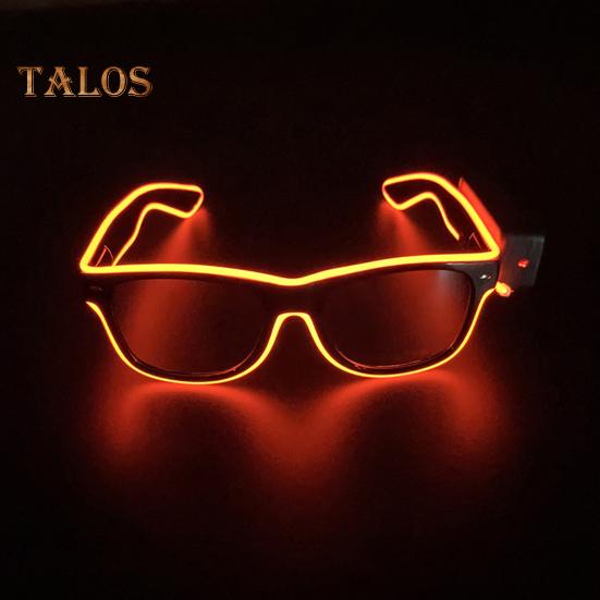 Trådlösa LED-glasögon som lyser i mörkret Neon Rave-glasögon för bar födelsedagsfest DJ scenframträdande cosplay