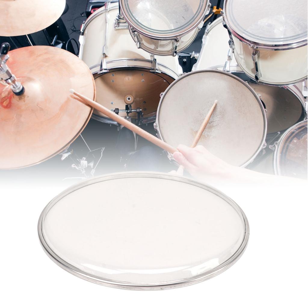 2Pcs  head 8.5in   Head 2 Layer Polyester Film Instrument Accessory for Replacement