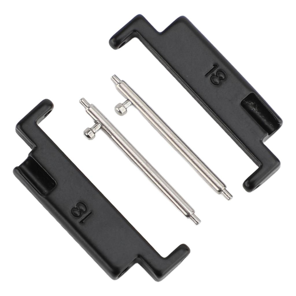 1 Paar Metall Uhrenarmband Adapter Uhrenarmband Verbindungsadapter Edelstahl Verbindungsadapter Ersatz für 18