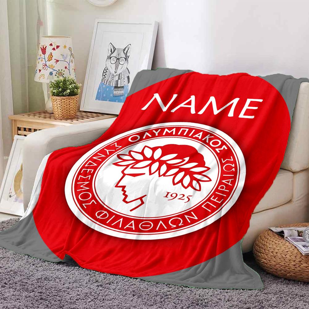 Custom Name Lion Crest Badge blanket for Couch & Bed, Plush Cozy Fuzzy Blanket Super Soft & Warm Blankets for Fall and Winter. 0908283