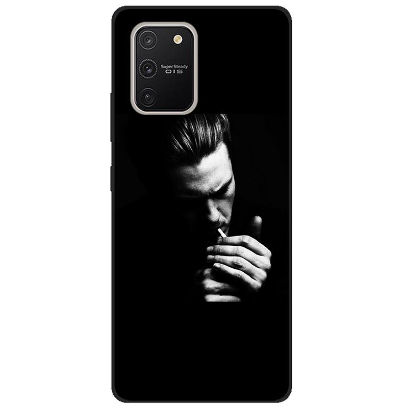 For Samsung Galaxy S10 Lite Case G770F Silicone Black Soft Back Cover for Samsung S10 Lite Case 2020 TPU S10Lite Cover S 10 Lite
