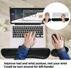 Keyboard Wrist Rest Mouse Pad with Wrist Support Memory Foam Keyboard Pad Set Ergonomic Mousepad for Office Gaming PC Laptop