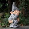 Whimsical Garden Gnome Decorative Figurine Delightful Resin Statue For Outdoor Spaces