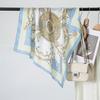 70cm Silk Square Scarf Women Satin Bandana Print Scarves Head Band Fashion Lady Hair Shawl Wrap Female Neckerchief Hijab