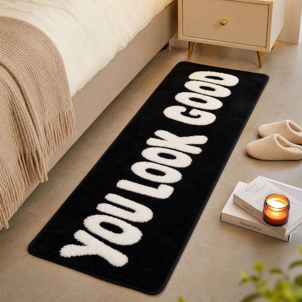 Cute Bedside, Soft, -, Wear-, Cold-Insulating Foot, Decorative Floor for Living Room and Bedroom