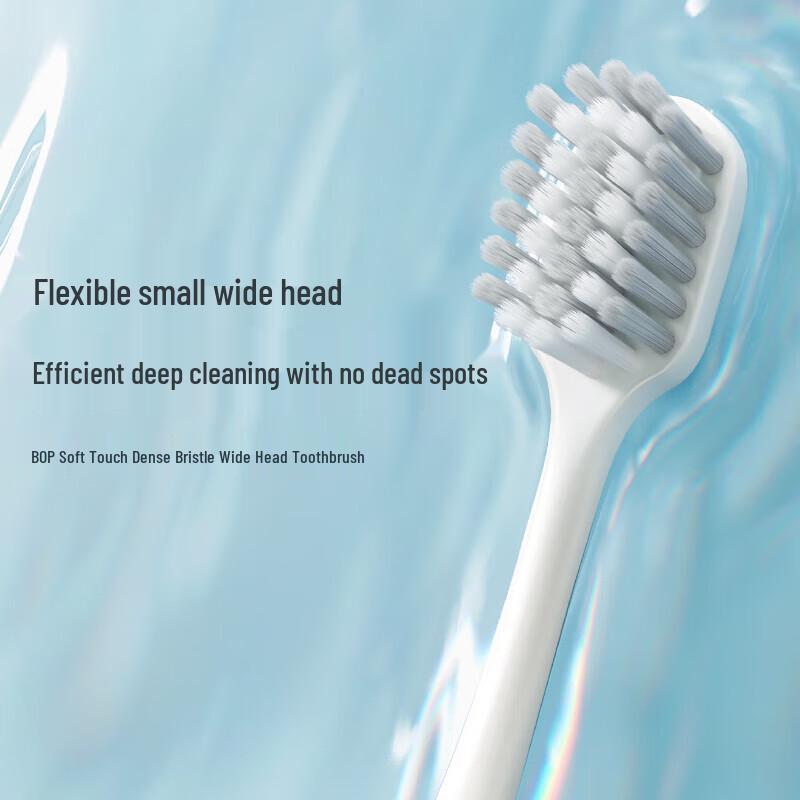 Bop Pop Density Soft Bristle Wide Head Toothbrush 3-Pack