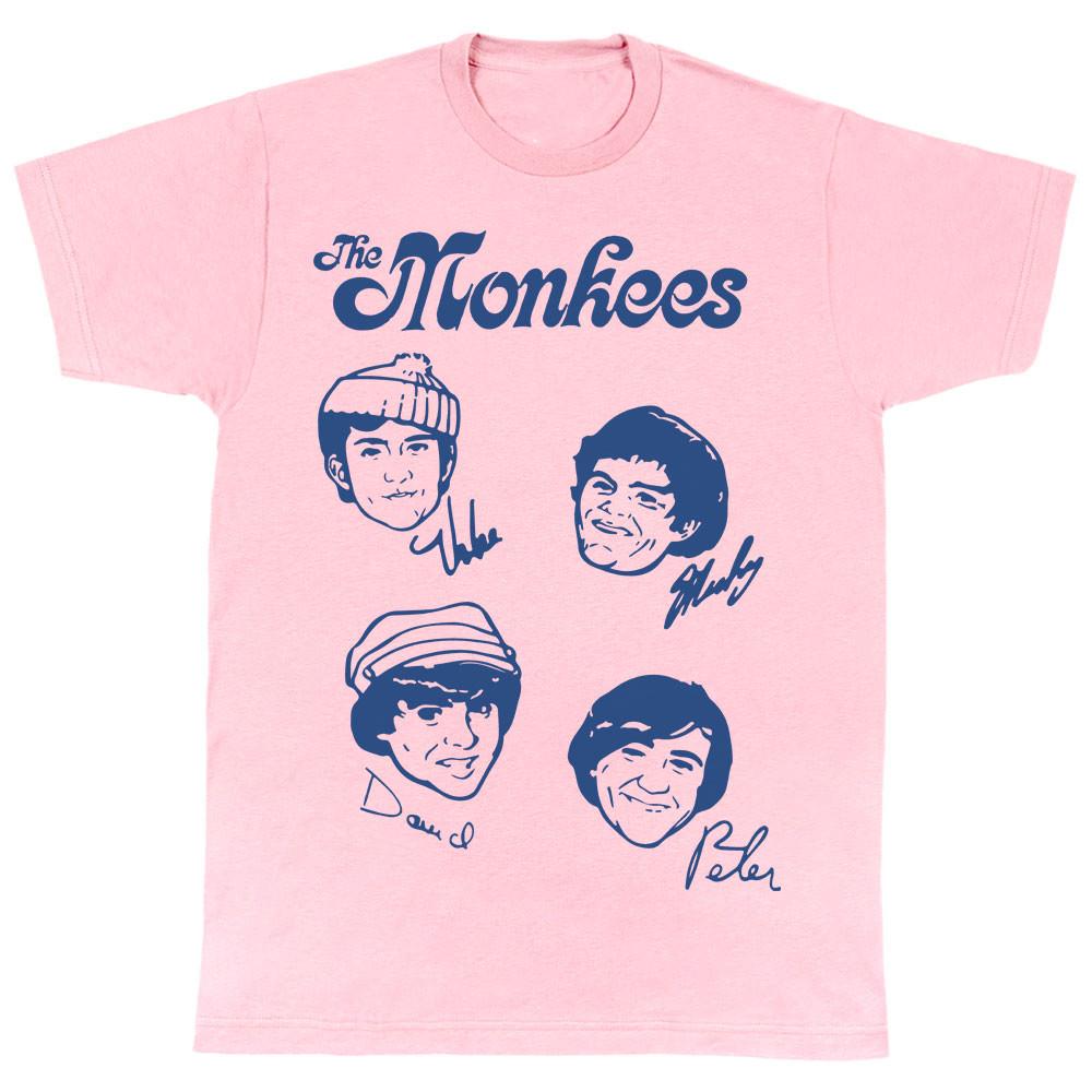 NEW The Monkees Band Heavy Cotton Light Pink S-5XL T Shirt EN804
