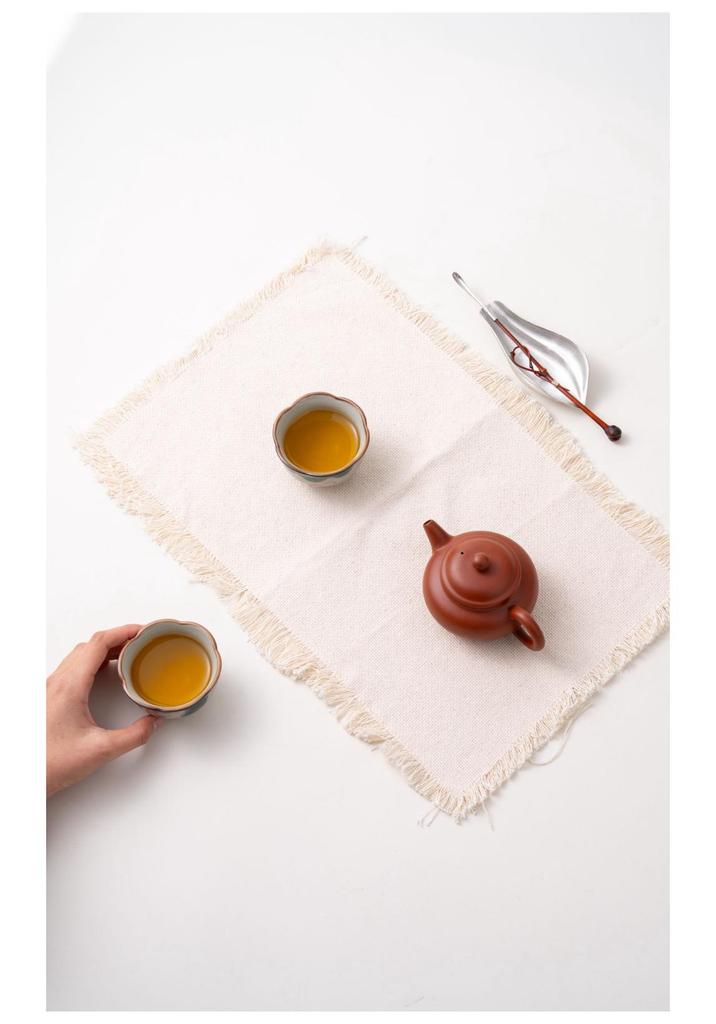 Ge Kiln Hand-Painted Ceramic Tea Cups Set - Pair of Gongfu Cups with Gift Box, Customizable Logo for Business Gifts