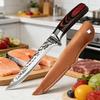 Forged Boning Knife Stainless Steel Chef Knife for Meat Bone Fish Fruit Kitchen Knife Cleaver Butcher Knife with Cover