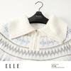 ELLE Women's Fair Isle Pullover Sweater