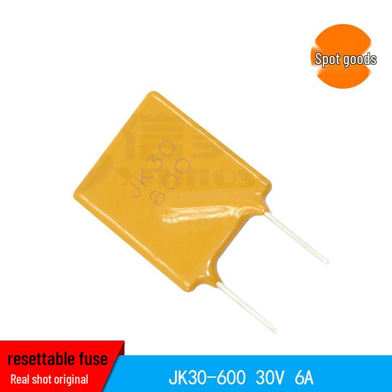 JK30-600 30V 6A Plug-In Self-Resetting Fuse In Stock