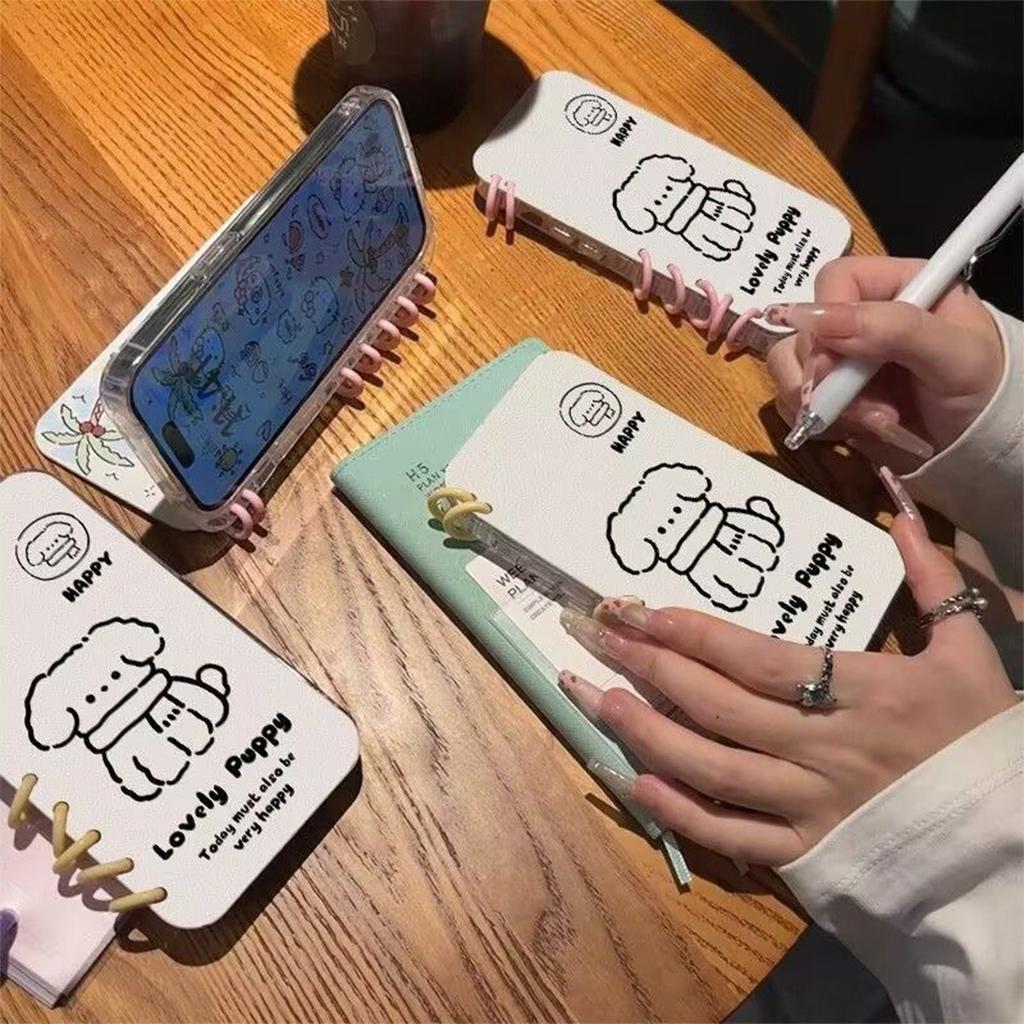 Book Phone Case for Apple 17PROMAX Premium Sensitive Anti-Hand Sweat Big Hole Couple Minimalist Style Book Case