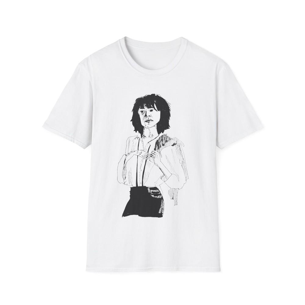 

original drawing patti smith 1975 horses cover tshirt M