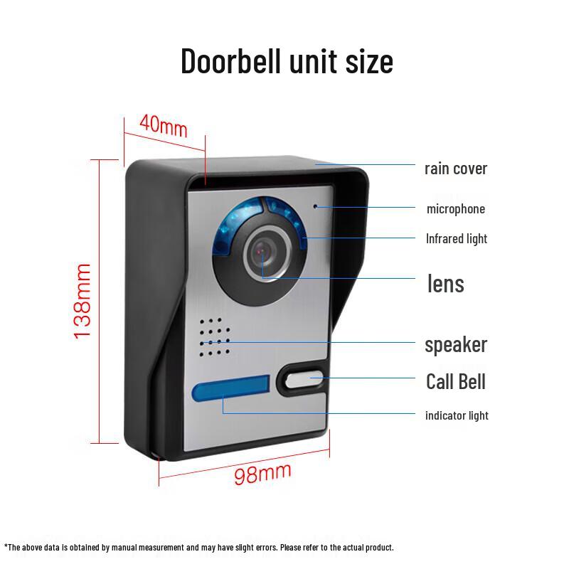 

Realand KS910 Smart Home Wired Intercom System with 10-inch HD Screen CN plug (adapter included)