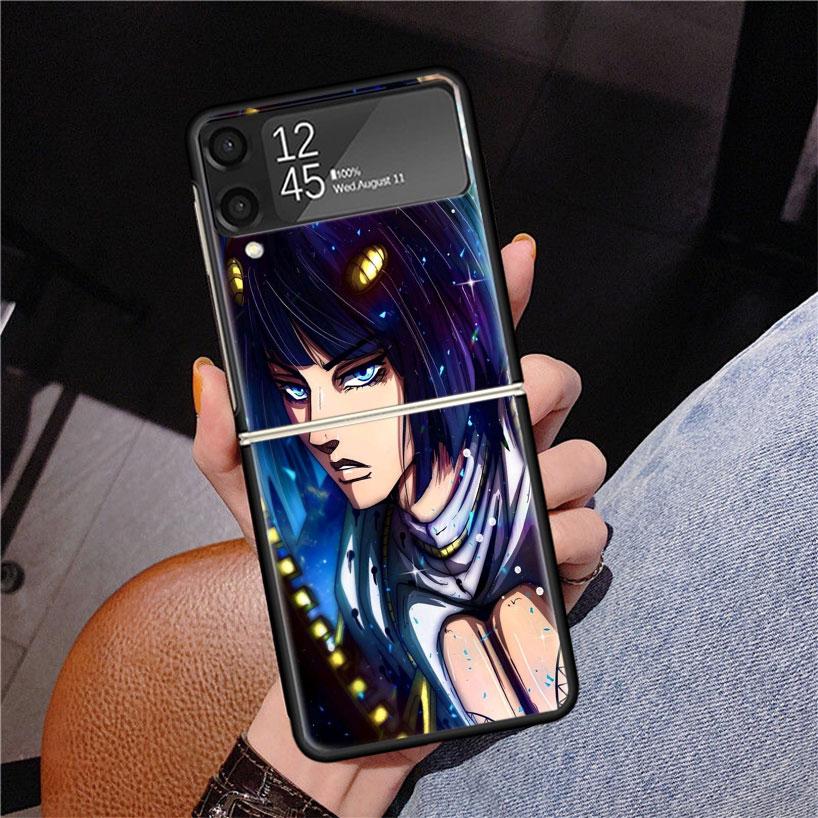 JoJo Adventure Bruno Buccellati Phone Case For Samsung Z Flip 7 6 5 4 3 Galaxy ZFlip7 ZFlip6 ZFlip5 ZFlip4 ZFlip3 5G Print Cover