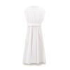 Women's New European and American Style Temperament Casual Belt Shirt V-neck Dress