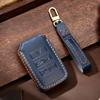 Top Grain Leather Key Case for Range Rover Discovery Defender with Leather Strap, Anti-Scratch Full Protection