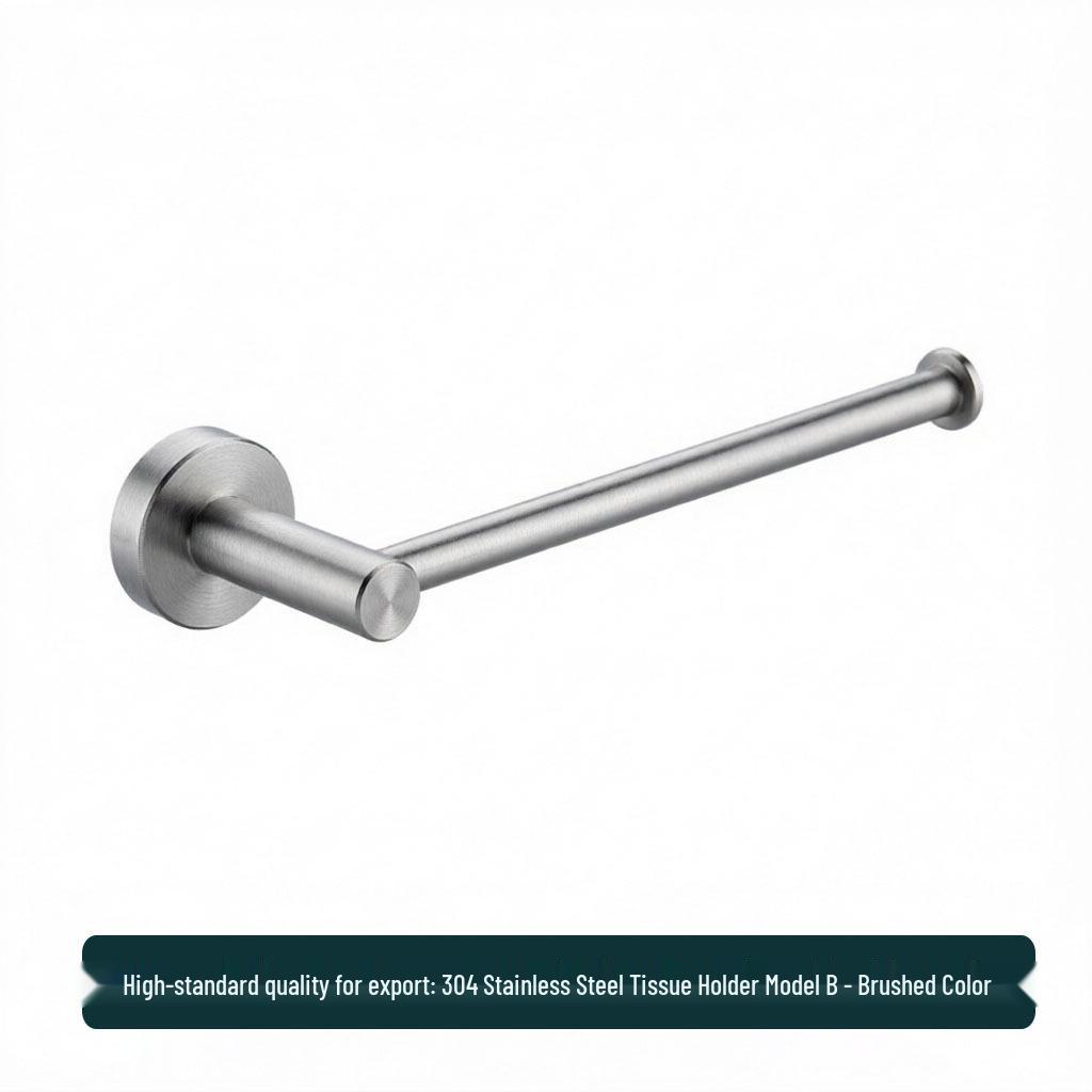 Stainless Steel Bathroom Towel Rack Set with Mirror Shelf & Nail-Free Installation