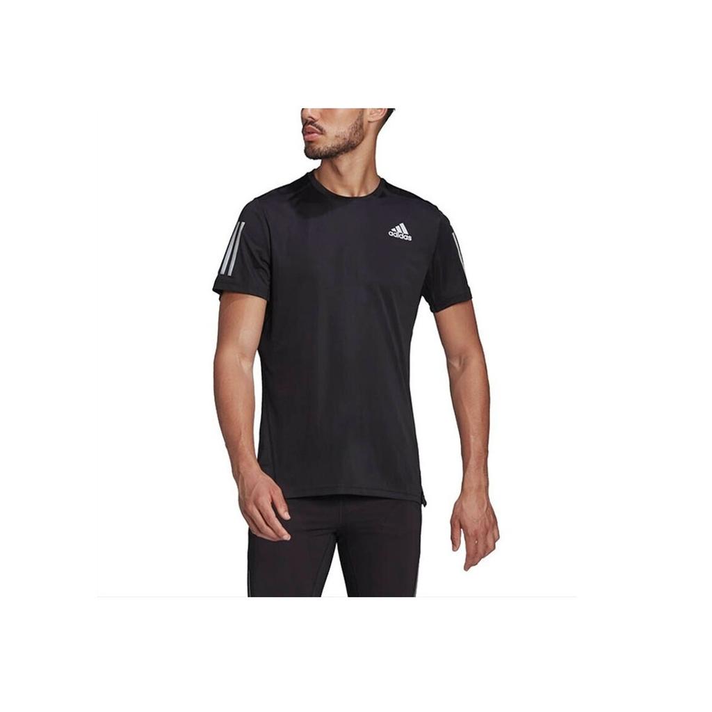 Adidas Own the Run Tee Black/Reflective Silver Men Streetwear H58591