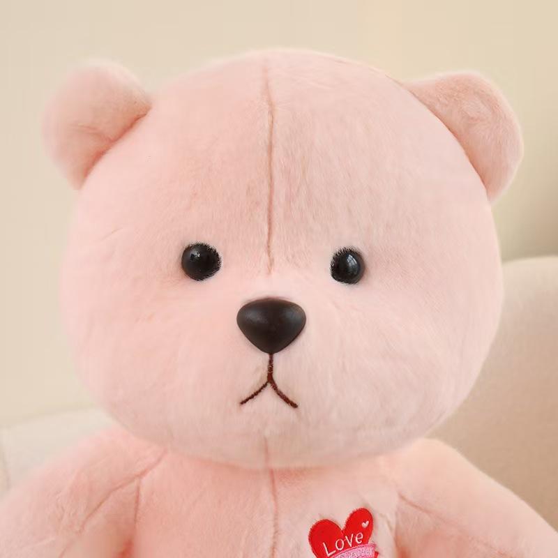 Cute Little Bear Doll Plush Toy Mumu Bear Ranran Rabbit Doll Birthday Gift Sleeping Doll Gift