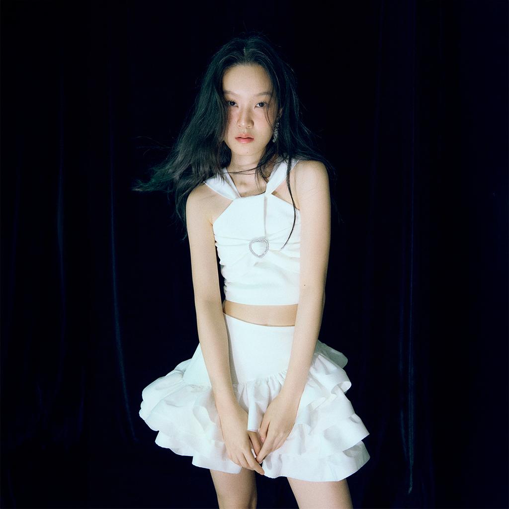 Leobyui Sliding Cake Skirt White