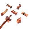 Japanese Style Rosewood Chopstick Rest - Dual-Use for Home & Hotel.