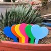 100PCS Heart Shaped Plant Labels Tags Reusable Succulent Signage  Garden Flower Pots