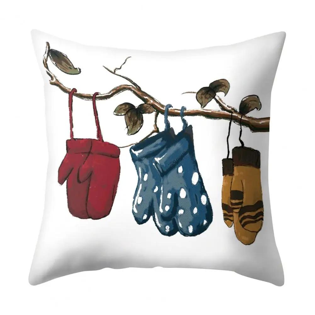 Povlaky na polštáře s vánoční tématikou Autodoplňky Kancelář Santa Claus Pohovka do obývacího pokoje Domácí povlaky na polštáře