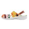 Unisex EVA Beach Shoes Colorful Printed Ventilated Easy Clean Slip On Beach Shoes Pool Area Bathroom Home Walking Shoes Beach Wear