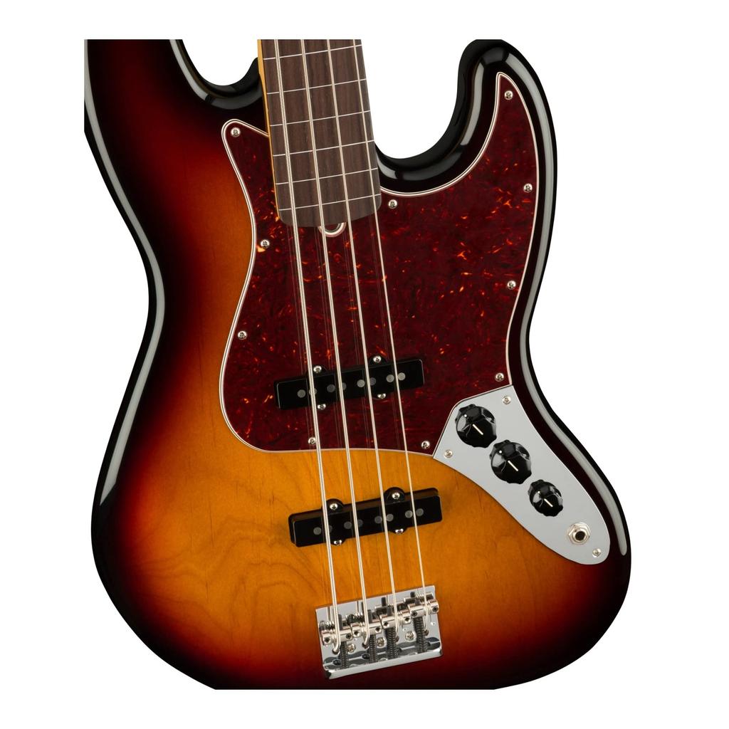 Fender Electric Bass American Professional II Jazz Bass Fretless Rosewood Fingerboard 3-Color Sunburst Full