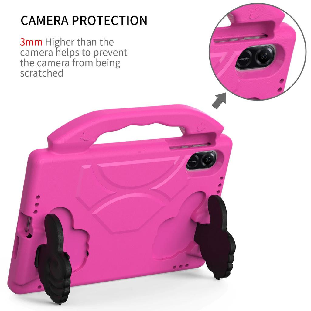 EVA Kids Portable Thumb Stand Tablet Case for Honor Pad X8A Case 11Inch Soft Solid Color Skin Feel Shockproof Full Protect Cover