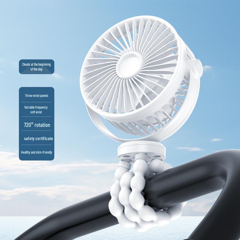 Portable USB Mini Octopus Fan: Folding, Handheld, Desk & Stroller Compatible