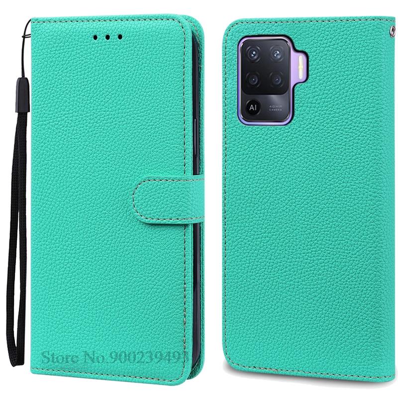 Covers For OPPO Reno 5 Lite Case Soft Silicone Wallet Leather Flip Case For OPPO Reno5 Lite Phone Case Carcasa Casing Book Cover