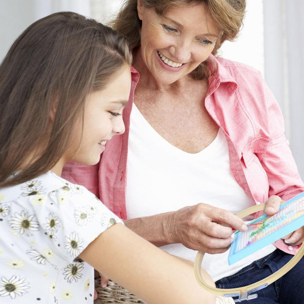 Zestaw 4 ramek do haftu krzyżykowego, 17/20/23/26 cm