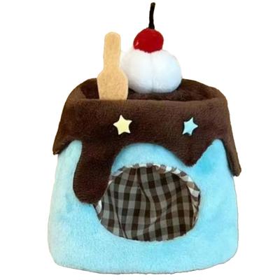 Chocolate Mint Plush Kigurumi Cap for 10cm Plush Toys, Kigurumi Accessories, Otaku Activities, Doll Mascot, K-Pop Doll Costume [Used]