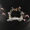 Butterfly Pearl Headpiece Imitation Pearl Girl Crown Flower Child Crown Kid Hair Hoop  Daily Wear