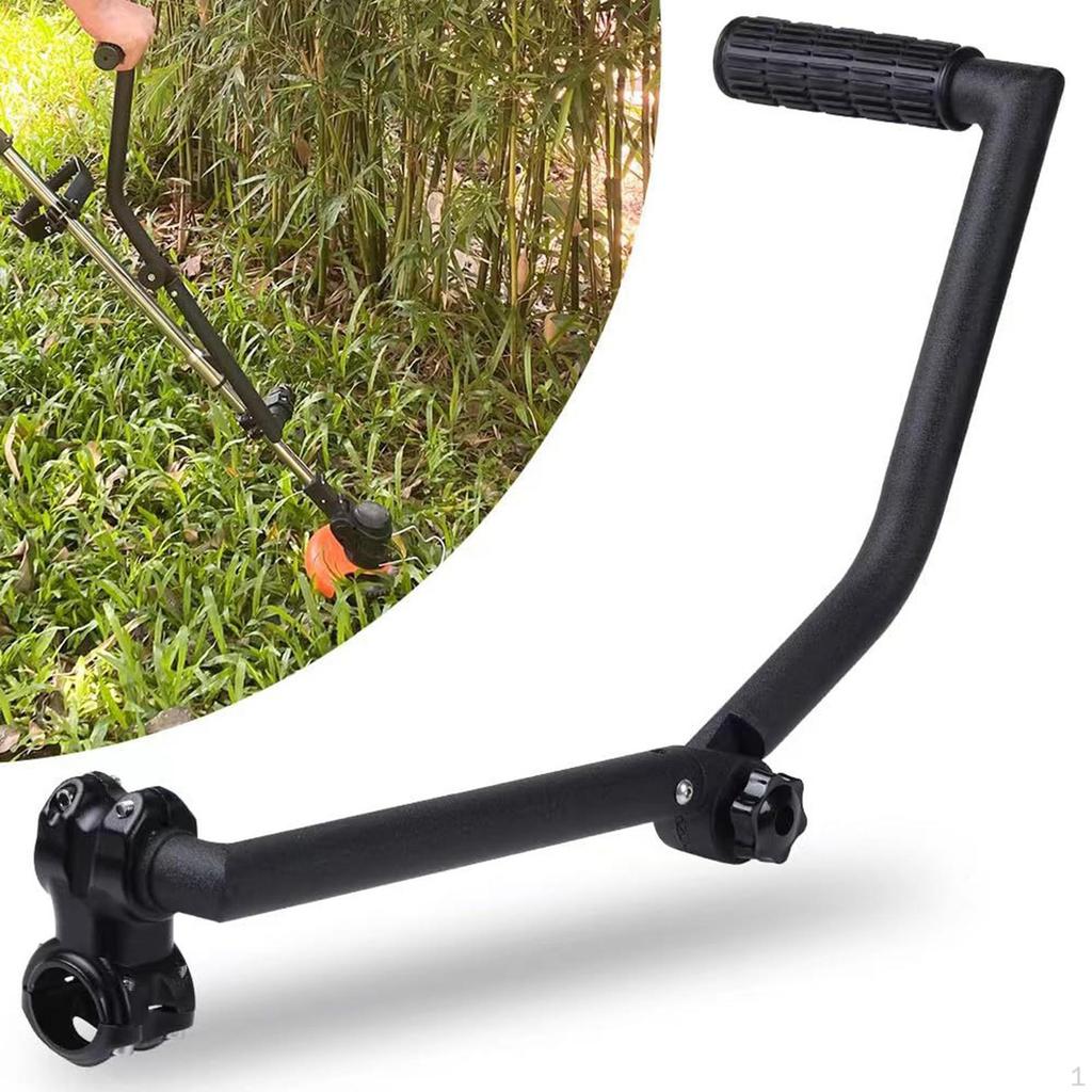 Adjustable Lawn Trimmer Auxiliary Handle Grip Accessory Handheld for Yard Trimming and Landscaping