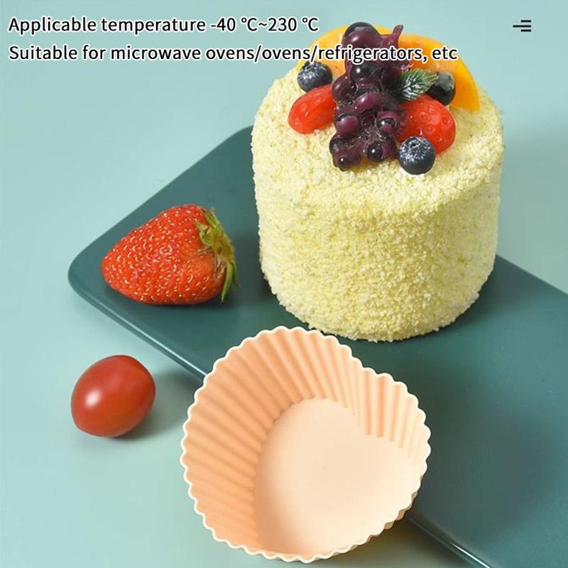 5/10/20/25 Stück Silikon-Lunchbox-Teiler Cupcake-Förmchen Eierkuchenhalter Kuchenbecherform Muffinförmchen Bento-Box-Zubehör Für Kinder