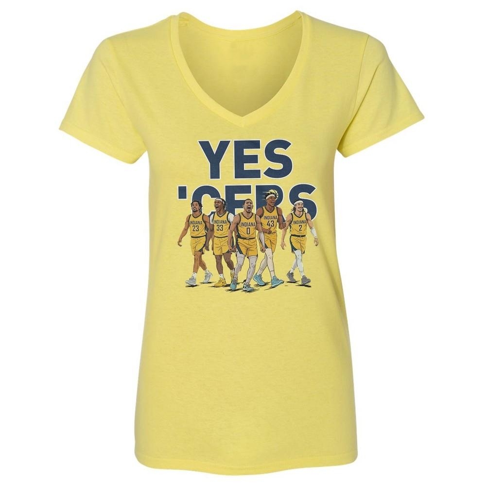 Yes Cers Indiana Playoff Tribute - Basketball Fans Ladies V-Neck Tshirt Unisex T-Shirt XXL